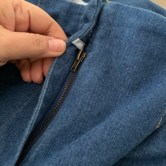 Jason Wu Womens Jeans Blue Denim Boot Cut Mid Rise Casual Medium Wash Size 10 - Picture 10 of 10